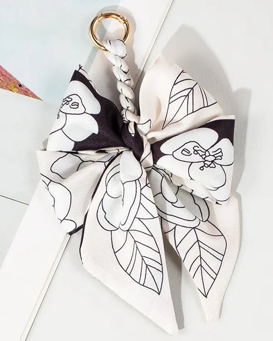 Scarf Bow Bag Charm & Keychain