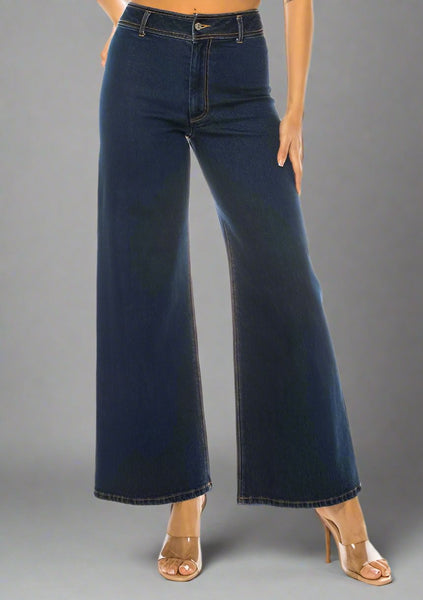 High-Rise Wide Leg Jeans