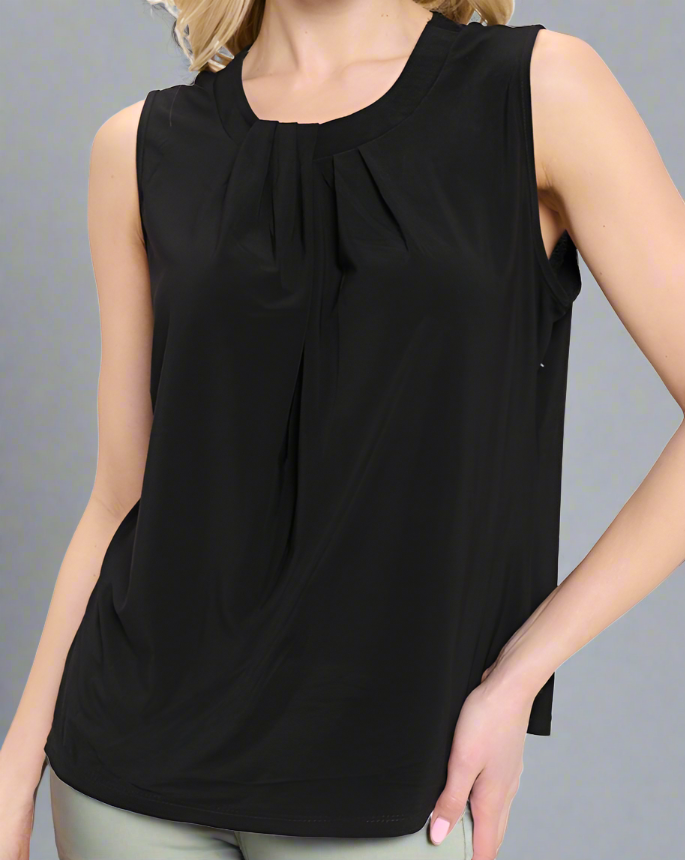 Asymmetrical Pleat Tank