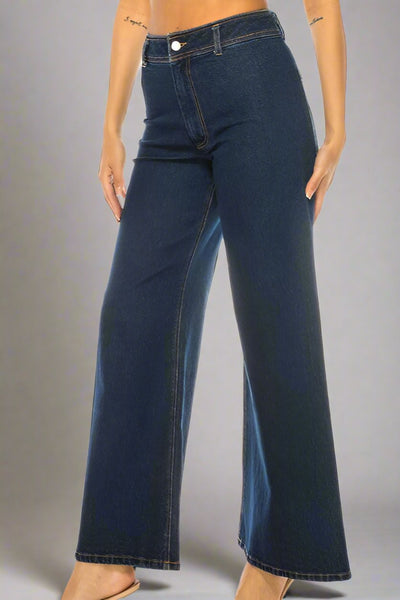 High-Rise Wide Leg Jeans