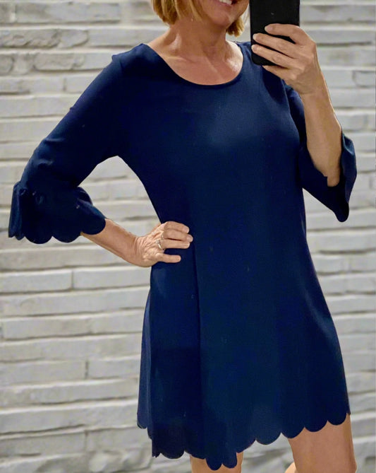 Navy Shift Dress