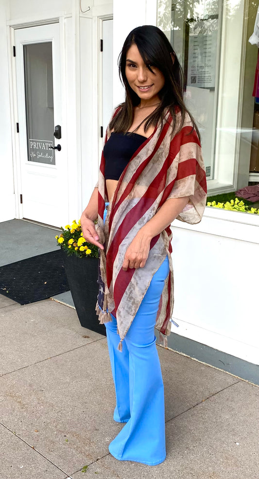 American Flag Kimono