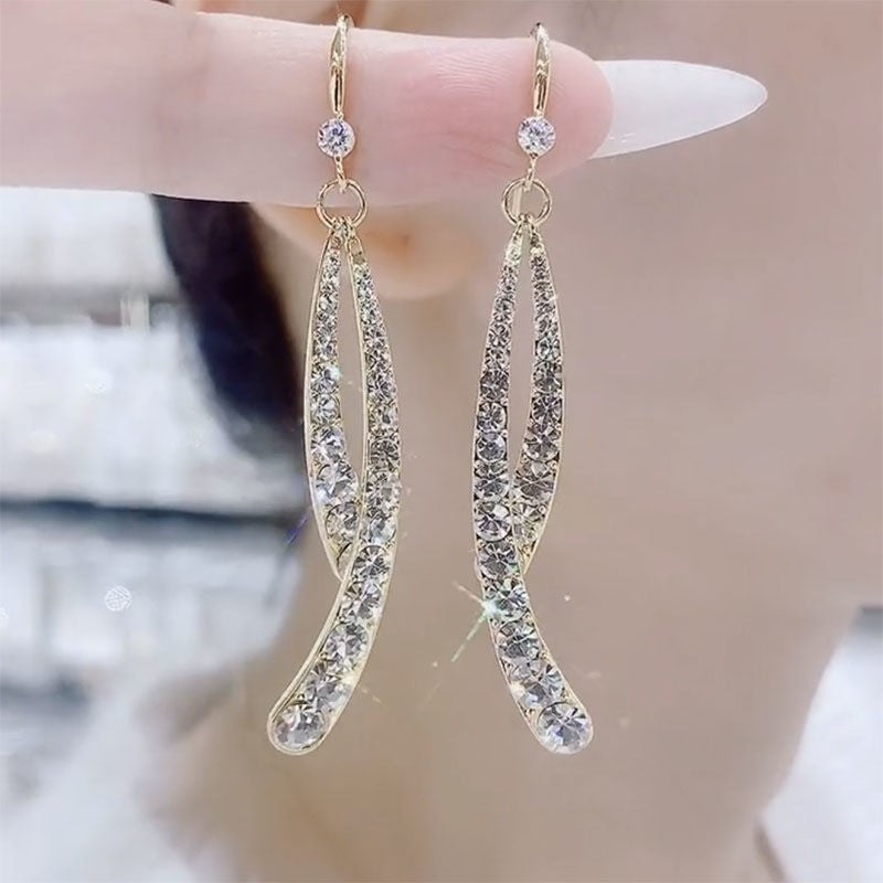 Cross Fishtail Earrings