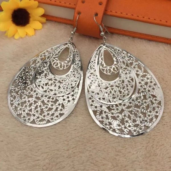 Filigree Teardrop Earrings