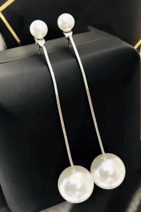 Pearl and Chain Earring