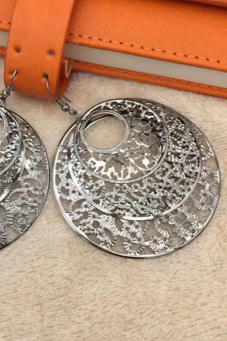 Filigree Round Earrings