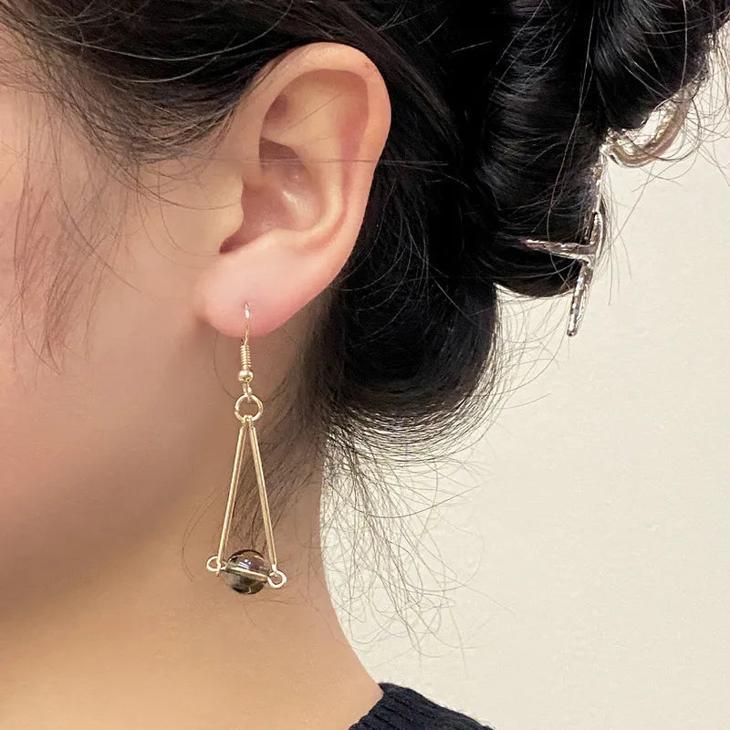 Triangle Dangle Earrings