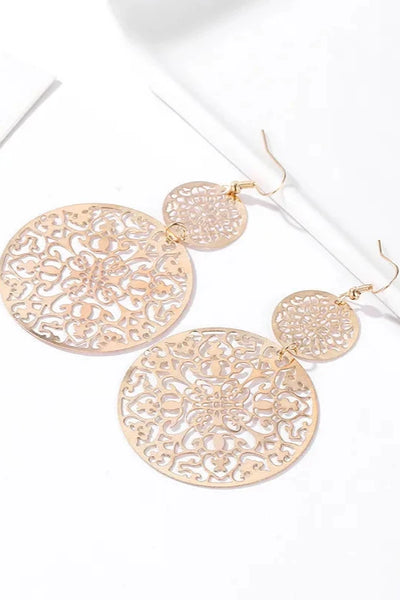 Double Drop Filigree Earrings