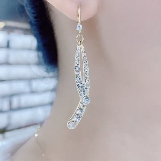 Cross Fishtail Earrings