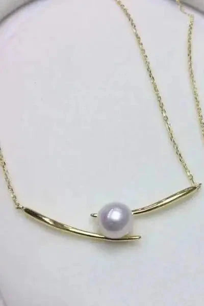 Faux Pearl Princess Necklace