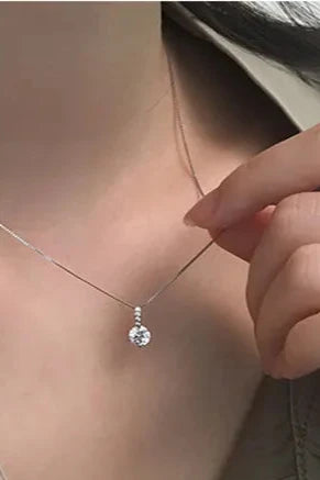 Water Drop Rhinestone Necklace