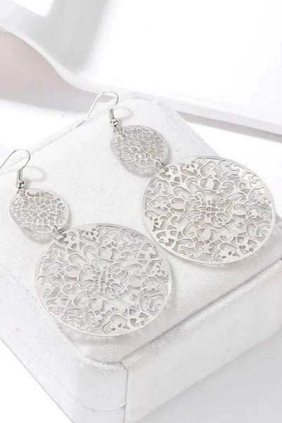 Double Drop Filigree Earrings