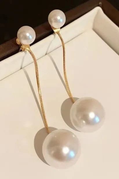 Pearl and Chain Earring