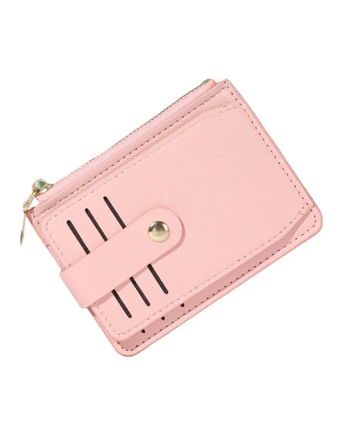 Compact Card Wallet Compact Carry Card Wallet – Slim Everyday Wallet | Her Happy Place