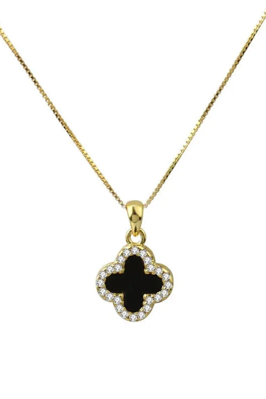 Reversable Alhambra Style Clover Necklace