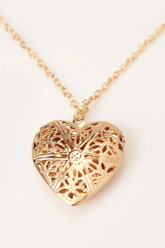 Filigree Heart Locket