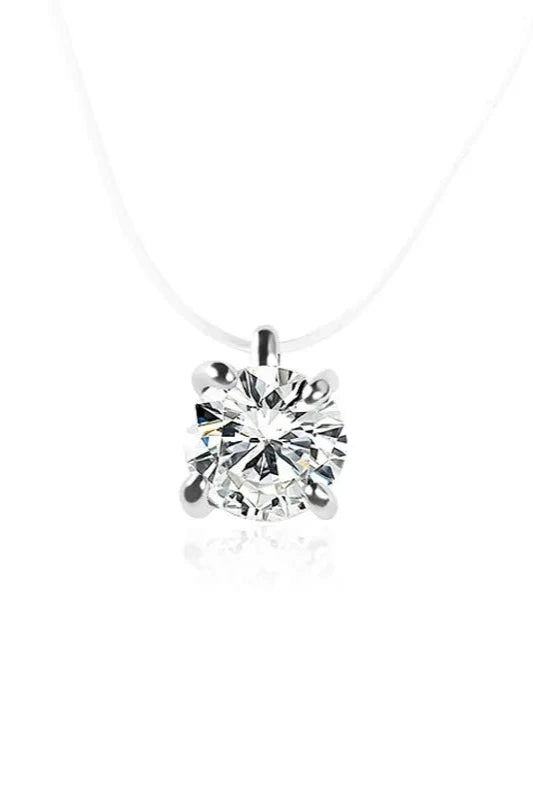 Floating Pendant Cubic Zirconia