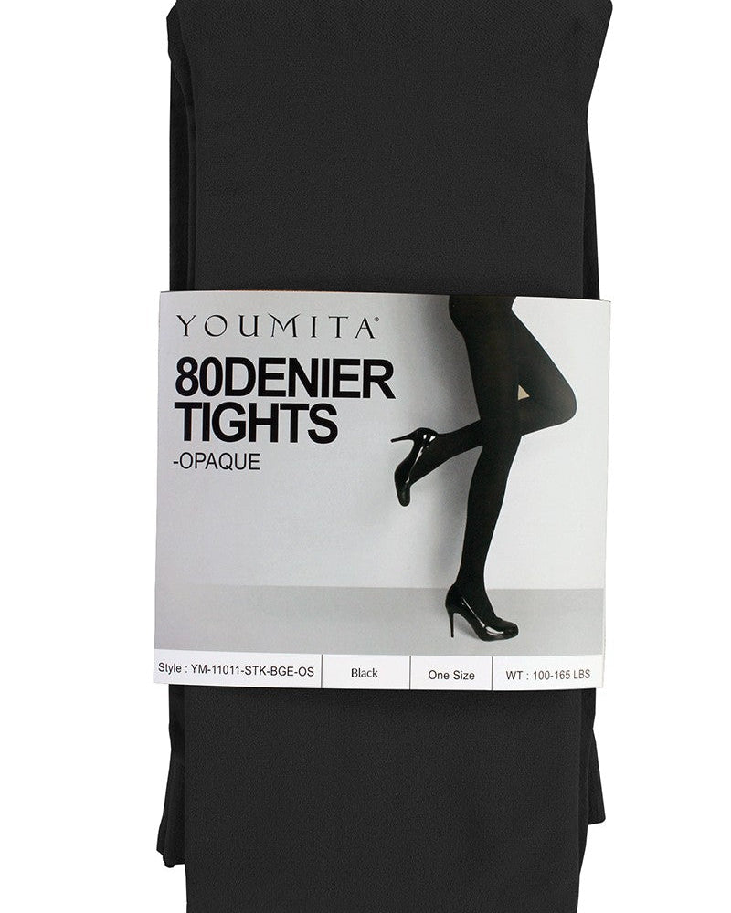 80 Denier Opaque Tights (Plus Size)