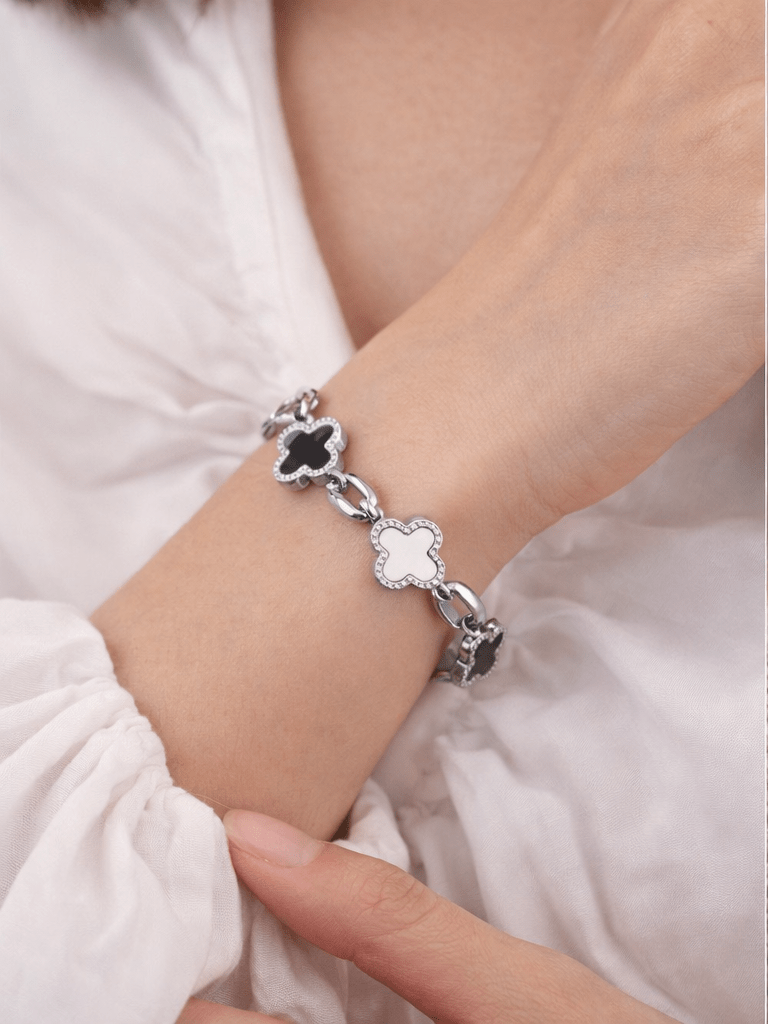 Stainless Steel Clover Bracelet