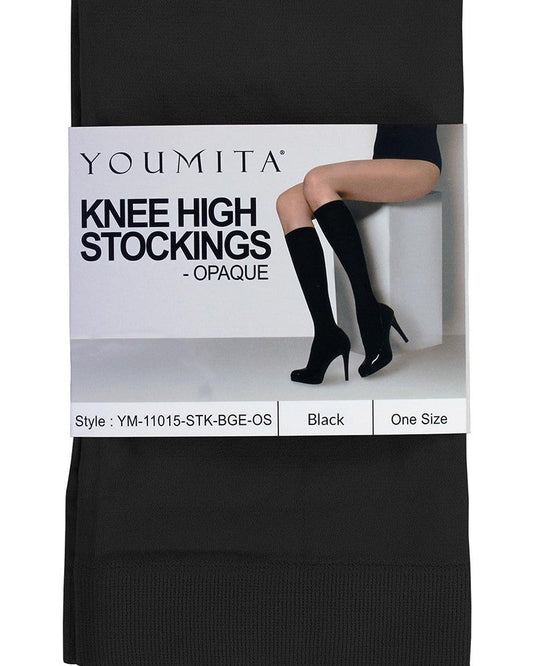 Opaque Knee High Stockings