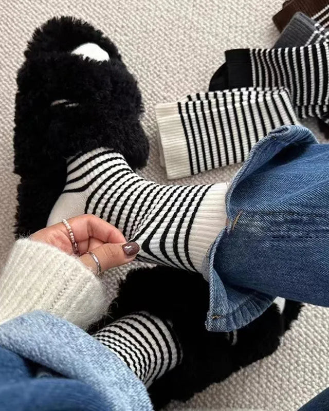 Striped Everyday Cotton Socks