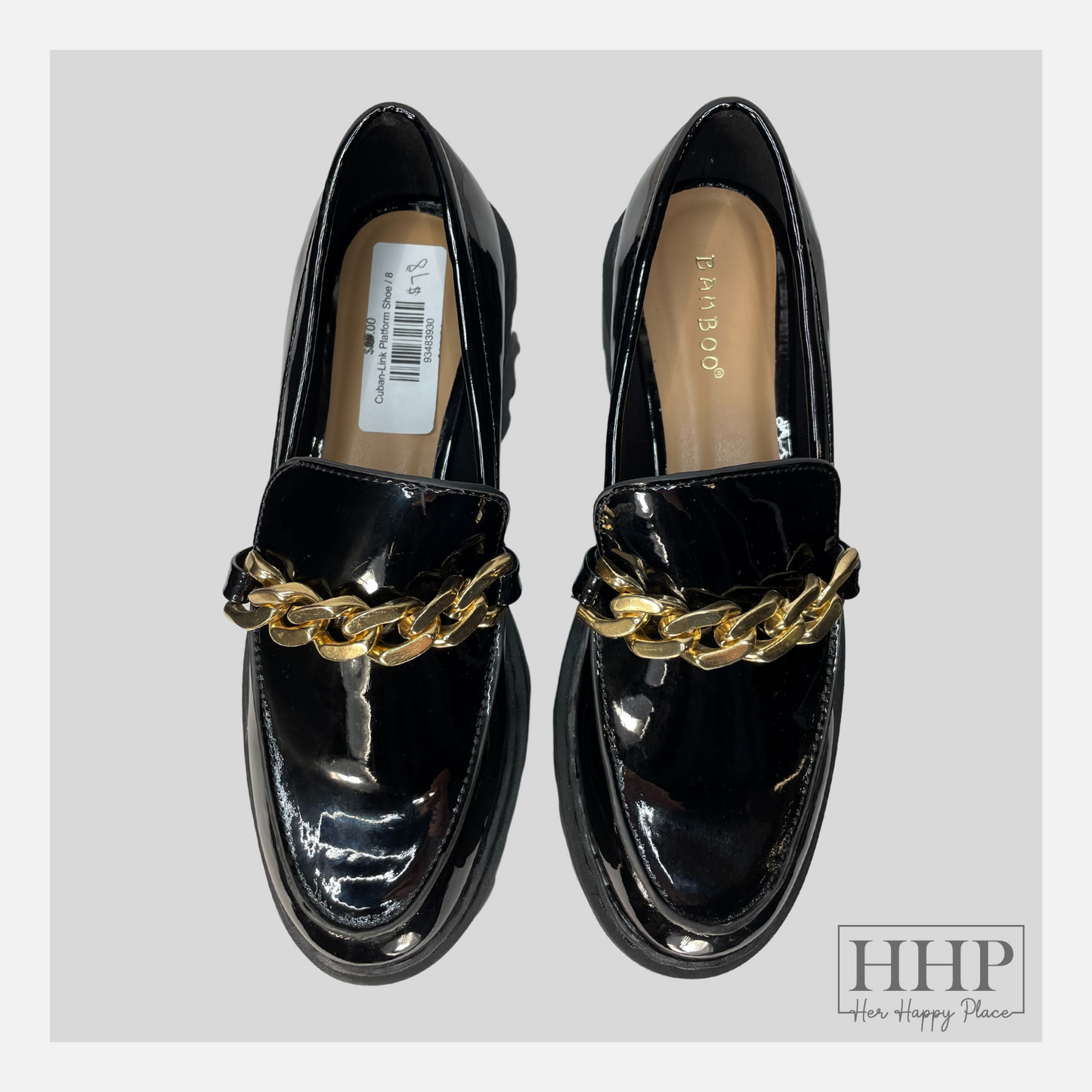 Cuban-Link Platform Shoe