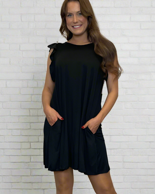 Black Shift Dress