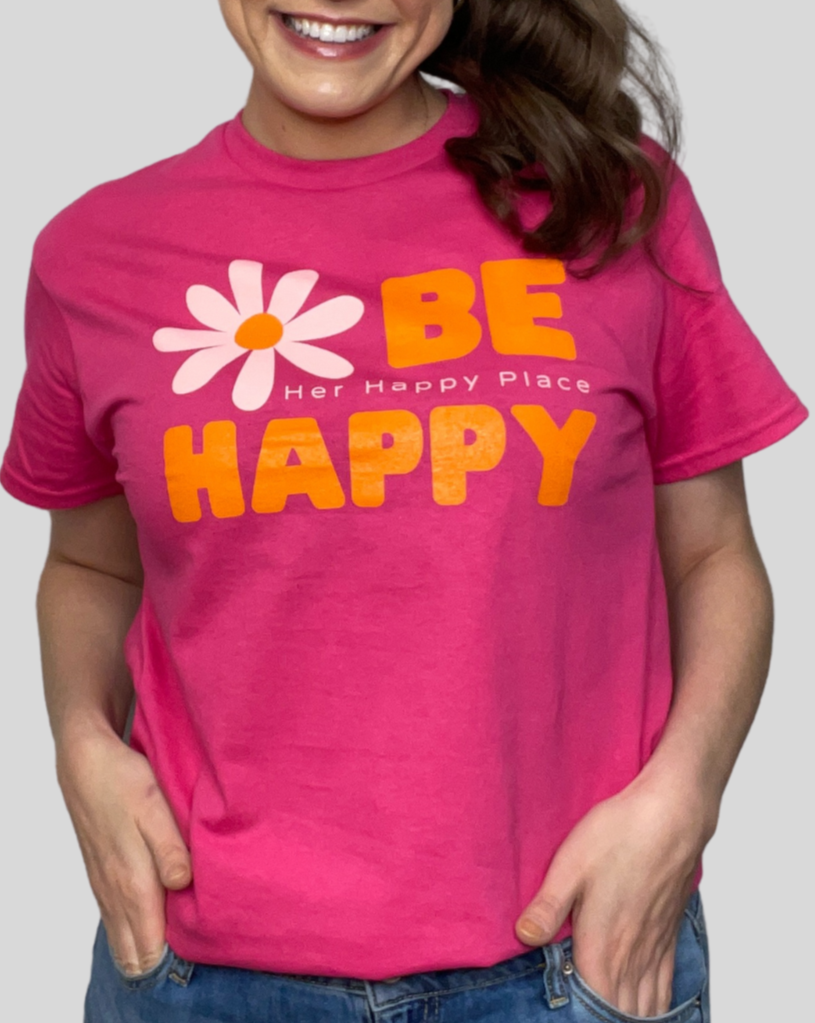 Be Happy Graphic Tee