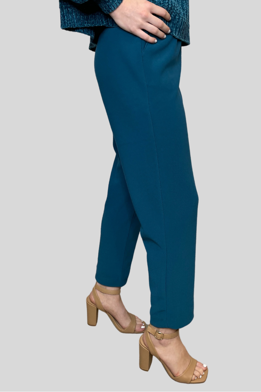 Elastic Taper Leg Trouser