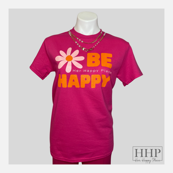 Pre- Order: Be Happy Graphic Tee