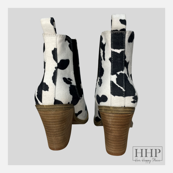 Barn Girl Cow Print Boot