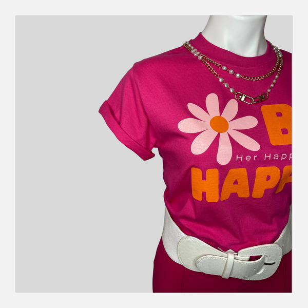 Be Happy Graphic Tee