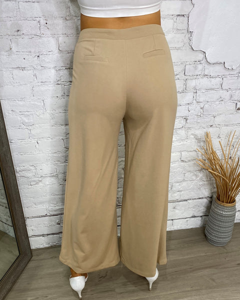 Taupe Gaucho Pants