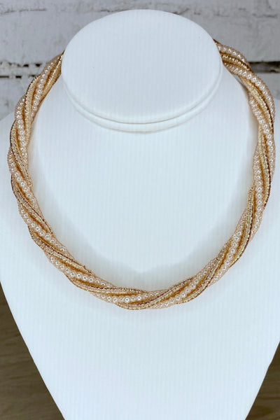 Rose Gold Rope Necklace