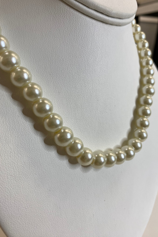 Faux Pearl Necklace Set