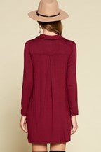 Collar Tunic Dress